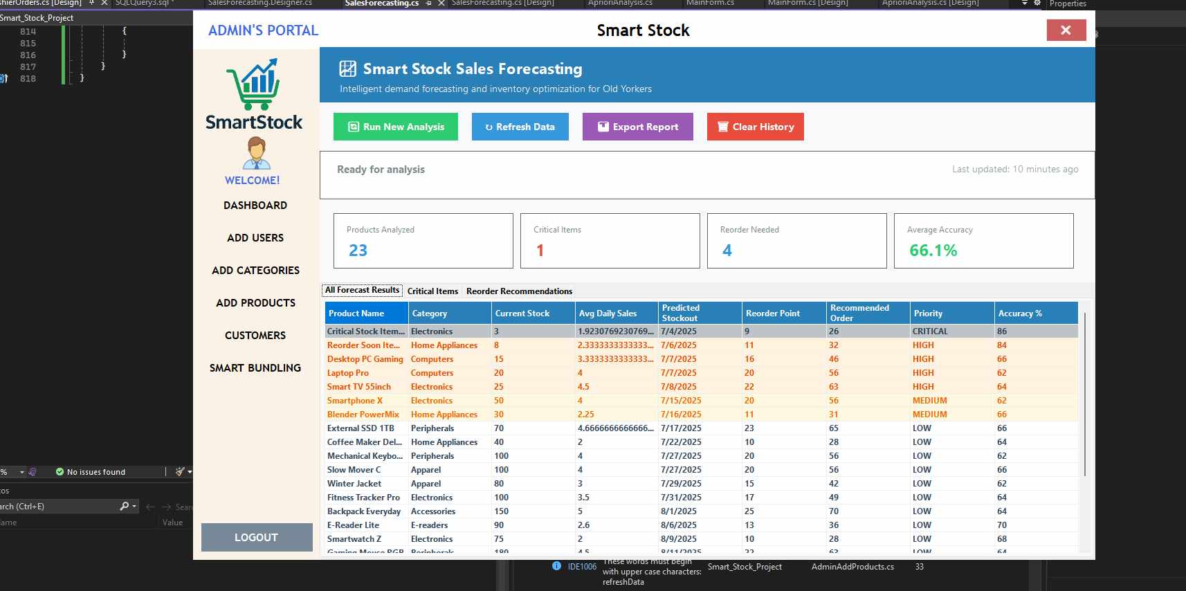 SmartStock Portal